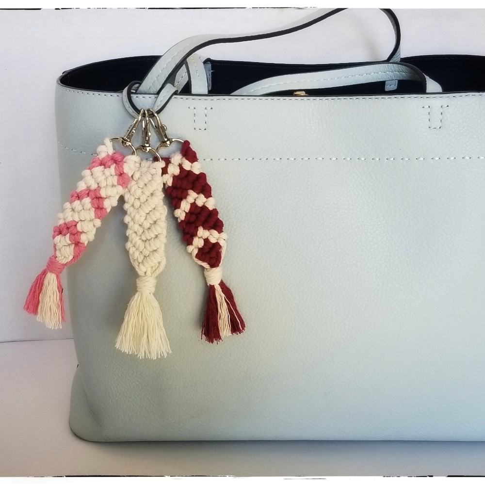 Handmade Macrame keychains‎ - Picture 3 of 6